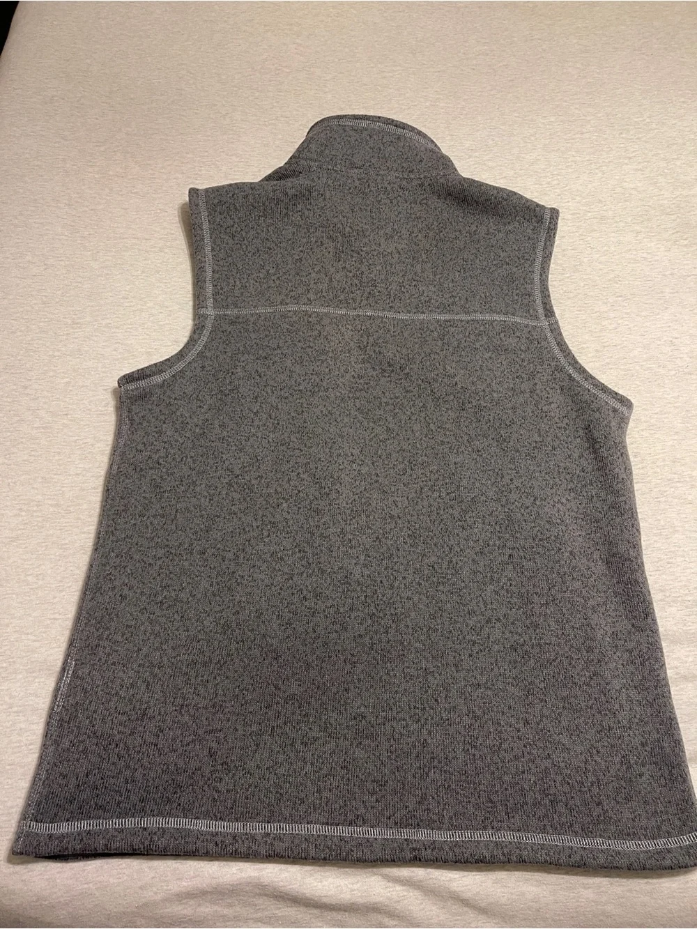 The North Face Men's Heather Gray Fleece Vest